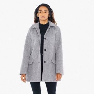 New Americal Apparel Audrey Wool Swing Coat